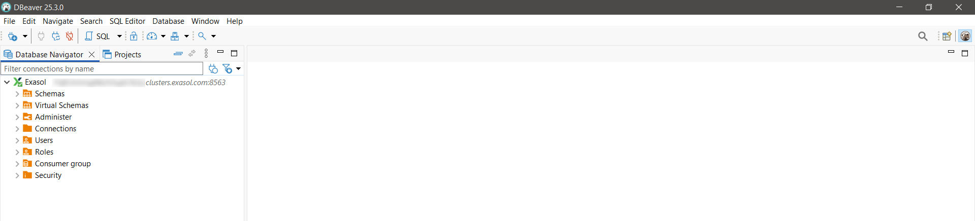 databases in dbeaver